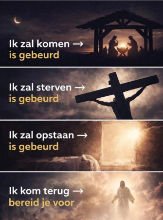Jezus komt terug: bereid je voor! 
